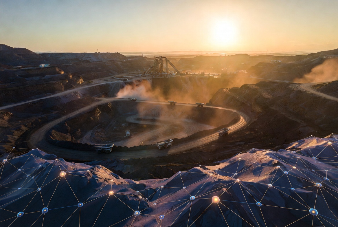Open pit mine — geopolitical risk analysis
